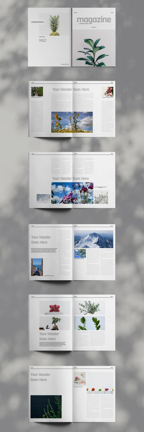 Natural Magazine Layout - 399635144