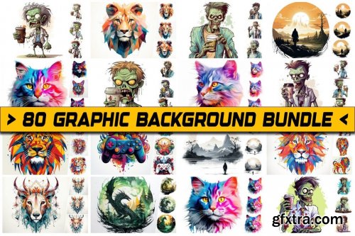 Graphic Background Illustration Bundle