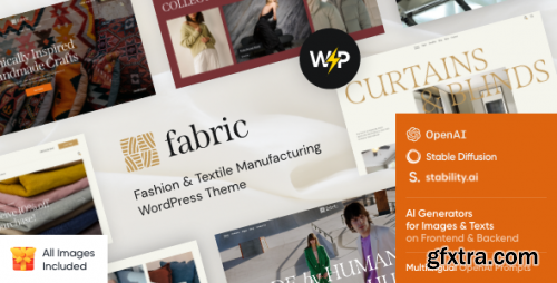 Themeforest - Fabric - Fashion &amp; Textile Manufacturing WordPress Theme 41320085 v1.5.0 - Nulled