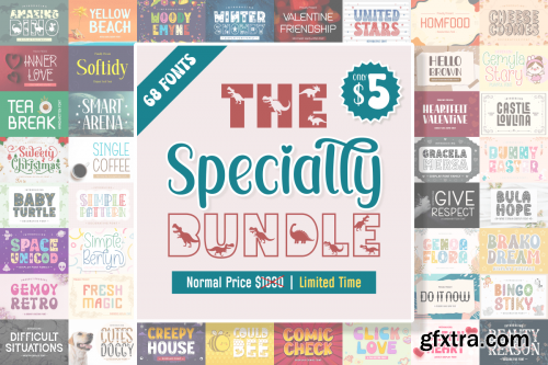 The Specially Font Bundle 89261111
