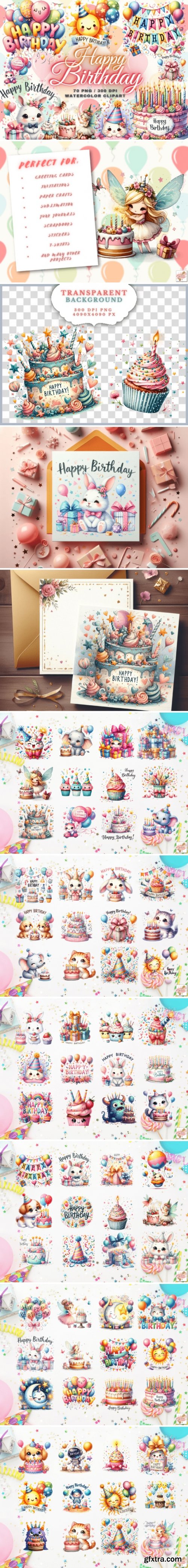 Happy Birthday Clipart - Birthday PNG 86123314