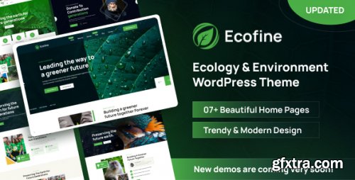 Themeforest - Ecofine - Ecology &amp; Environment WordPress Theme 45087619 v1.1.0 - Nulled