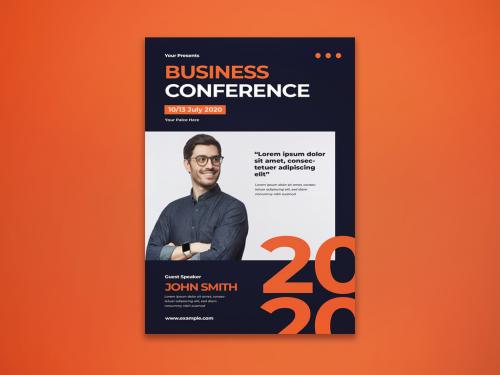 Business Conference Flyer Layout - 399839965