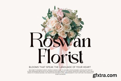 Cettinsd Elegant Serif Font Typeface GXRUHK2