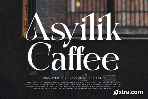 Cettinsd Elegant Serif Font Typeface GXRUHK2