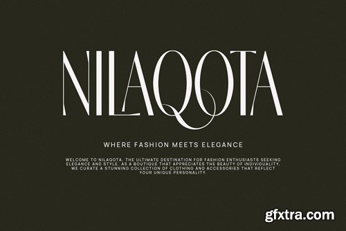 Measseon Elegant Ligature Serif Font Typeface 254SDH6