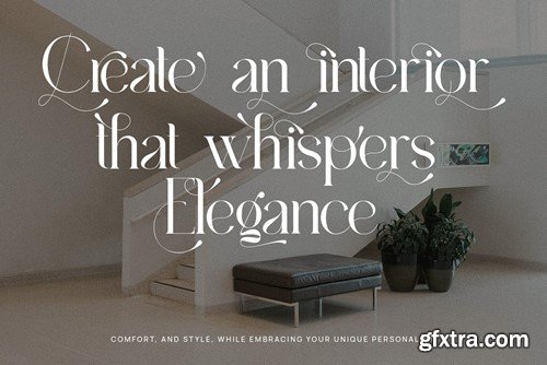 Dragnie Elegant Ligature Serif Font Typeface ENEWQCT