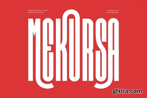 Mekursa Modern Futuristic Ligature Sans Serif Font QAL6RJE