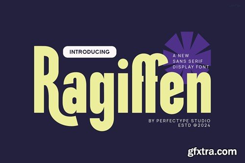 Ragiffen Modern Futuristic Sans Serif Font XDGNWQL