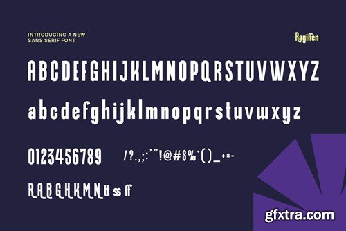 Ragiffen Modern Futuristic Sans Serif Font XDGNWQL