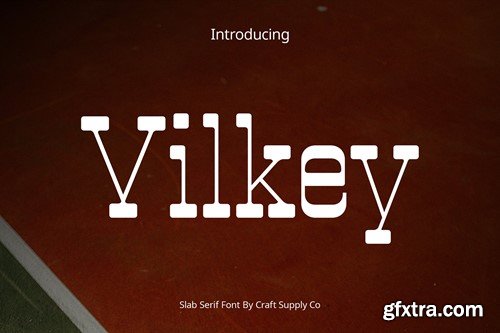 Vilkey – Slab Serif JSE66AN