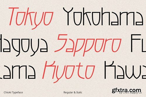 Chioki – Display Typeface 7THS2H9