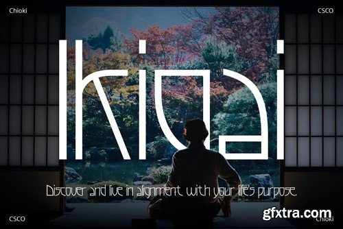 Chioki – Display Typeface 7THS2H9