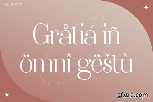 Delcy – Elegant Serif BEQ4XZ2