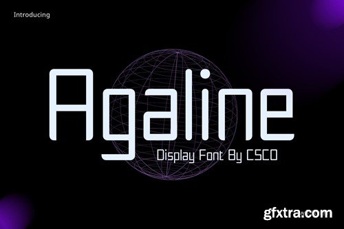 Agaline – Minimalist Font 25U7XEB