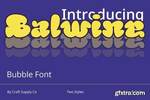 Balwine – Bubble Font 8QCNH68