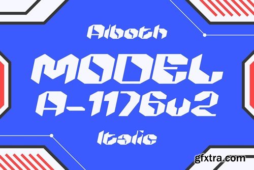 Alboth – Futuristic Typeface ADX8QV6