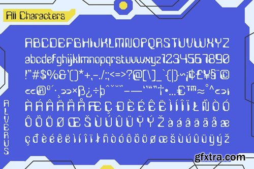 Alverus – Futuristic Typeface LPFCZT5