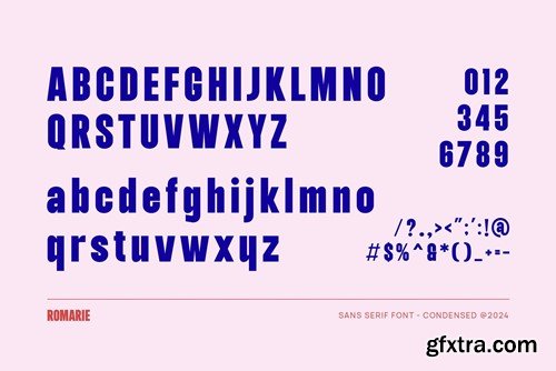 Romarie - Modern Condensed Sans Serif Q4TZFG7