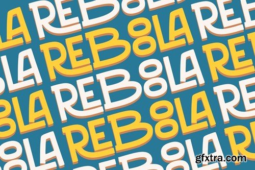 Reboola - Playful Display Font 3JS6L7C