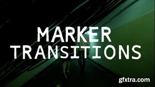 Videohive Marker Transitions 50524058