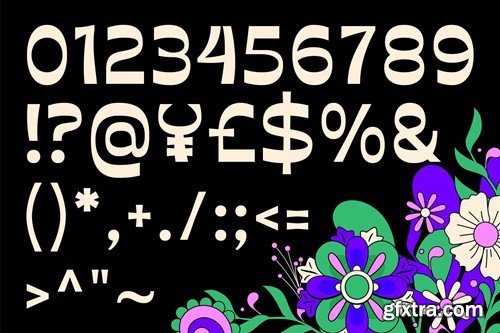 Scalone - Psychedelic Display Font RESBQZU