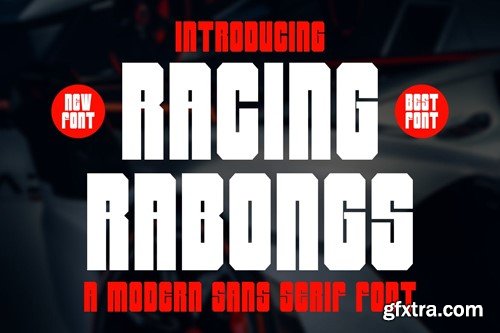 Racing Rabongs Font SBBAXZH