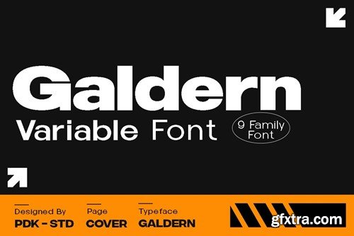 Galdern - Geometric Modern Font 7PGJ4RN