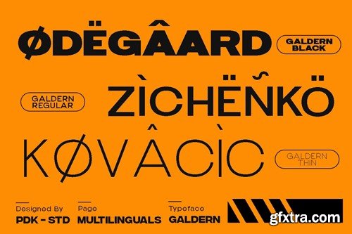 Galdern - Geometric Modern Font 7PGJ4RN