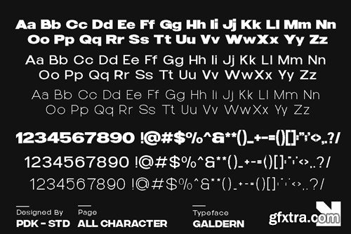 Galdern - Geometric Modern Font 7PGJ4RN