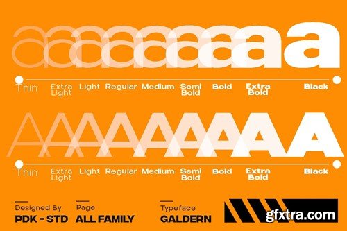 Galdern - Geometric Modern Font 7PGJ4RN