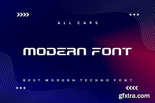 Barced - Modern Techno Font U52Y27L