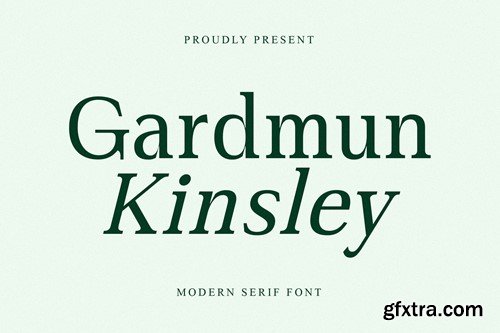 Gardmun Kinsley Modern Serif Font 8WV8RE5