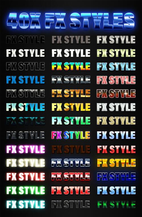  Smart Fx Style Text Effect Bundle - 400839719