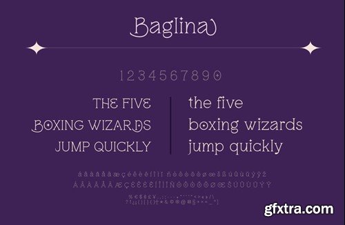 Baglina Font H4YZBJK