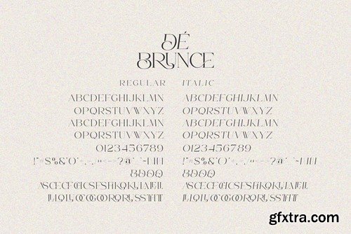 De Brunce - Beautifull Ligature Font 9VEPKGA