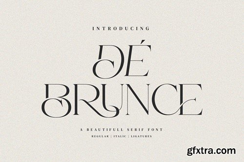 De Brunce - Beautifull Ligature Font 9VEPKGA