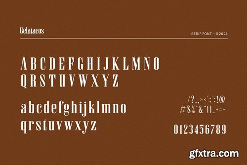 Gelatacos - Classy & Stylish Serif 8B9YGP4