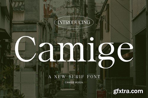 Camige - Classy & Stylish Serif V34TBMX