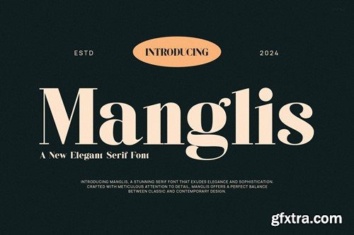 Manglis - Classy & Stylish Serif HER54LE