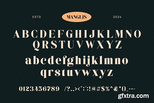 Manglis - Classy & Stylish Serif HER54LE