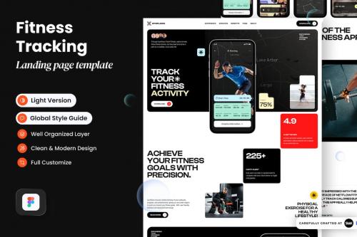 Gymflows - Fitness Tracking Landing Page