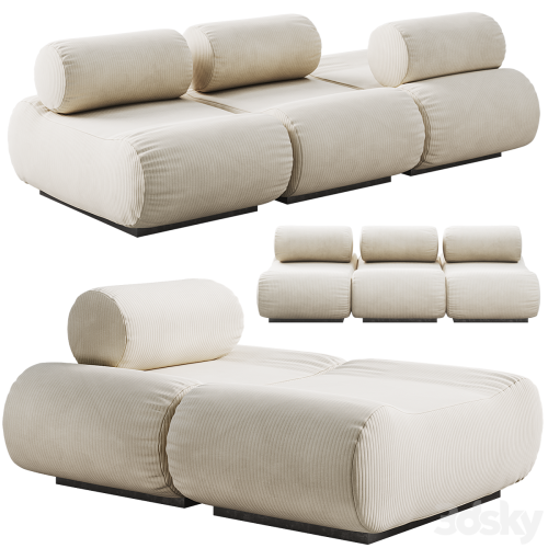 Modular sofa Corbi Trio