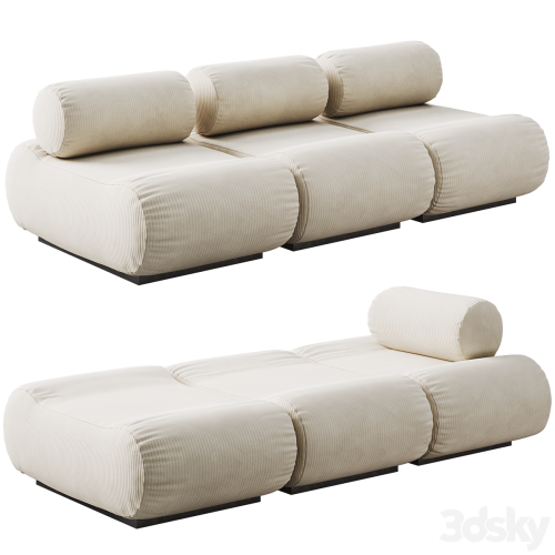 Modular sofa Corbi Trio