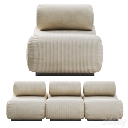 Modular sofa Corbi Trio