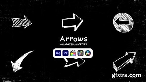 Videohive Arrows Animated Stickers 50571401