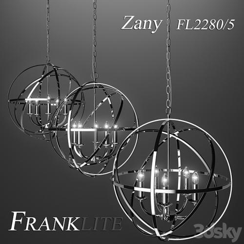 Chandelier Franklite Zany FL2280 / 5