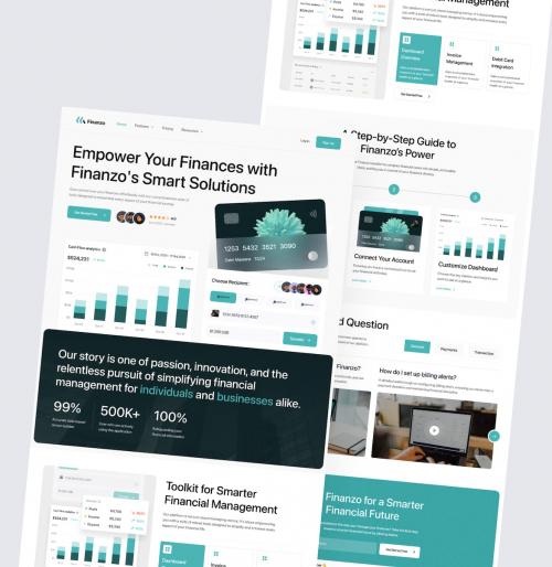 Finanzo - Finance Bank Landing Page