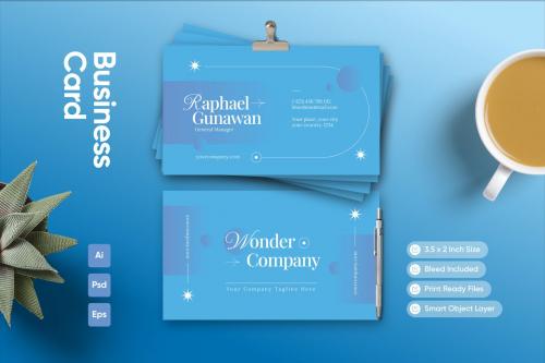 Blue Shine - Business Card