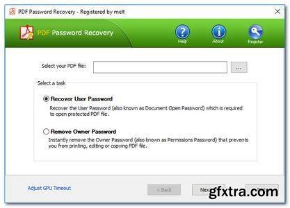 Top Password PDF Password Recovery 2.50